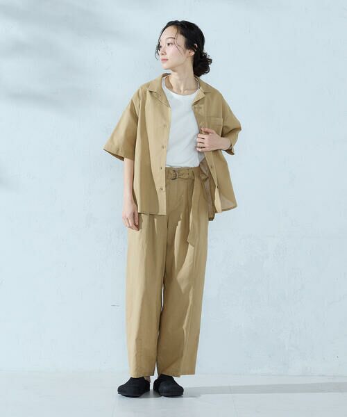 COMME CA ISM / コムサイズム シャツ・ブラウス | コットンリネン 半袖シャツ/セットアップ対応 | 詳細10