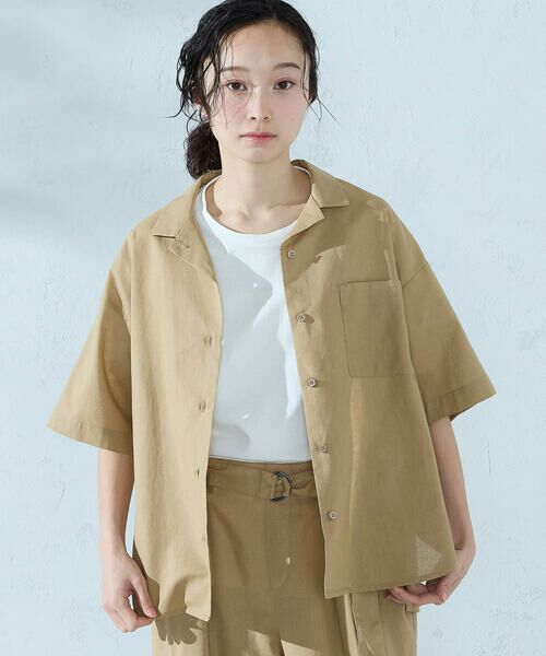COMME CA ISM / コムサイズム シャツ・ブラウス | コットンリネン 半袖シャツ/セットアップ対応 | 詳細11