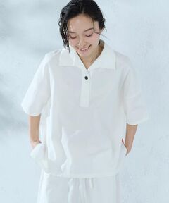 COMME CA ISM / コムサイズム シャツ・ブラウス | ツイル・デニム スキッパープルオーバー/セットアップ対応