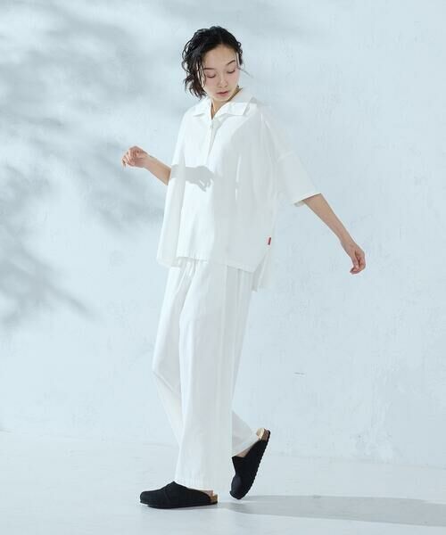 COMME CA ISM / コムサイズム シャツ・ブラウス | ツイル・デニム スキッパープルオーバー/セットアップ対応 | 詳細2