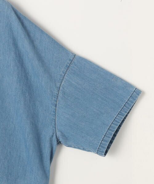 COMME CA ISM / コムサイズム シャツ・ブラウス | ツイル・デニム スキッパープルオーバー/セットアップ対応 | 詳細12