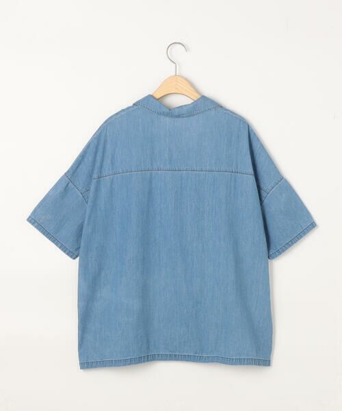 COMME CA ISM / コムサイズム シャツ・ブラウス | ツイル・デニム スキッパープルオーバー/セットアップ対応 | 詳細10