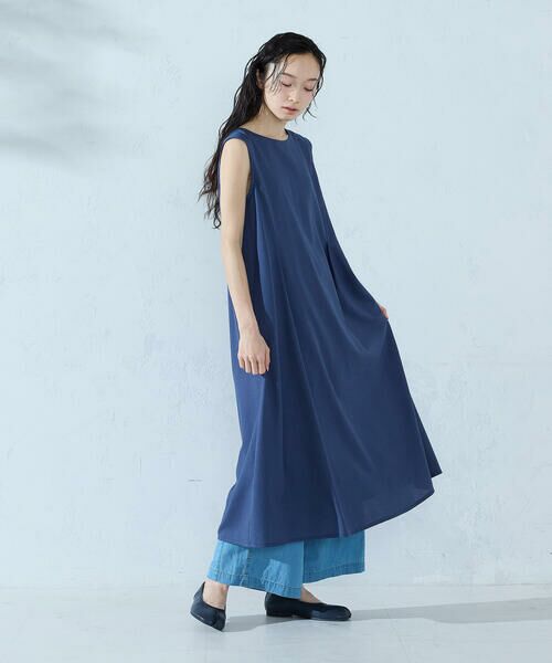 COMME CA ISM / コムサイズム ドレス | ノースリーブ アッパッパ | 詳細1