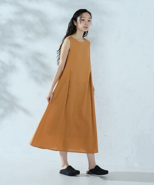 COMME CA ISM / コムサイズム ドレス | ノースリーブ アッパッパ | 詳細4