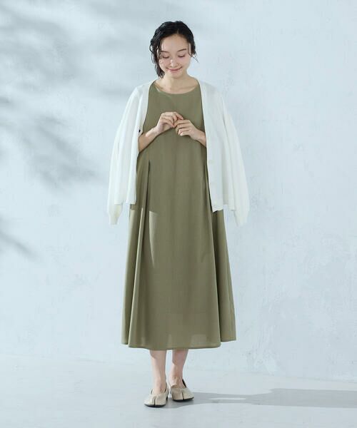 COMME CA ISM / コムサイズム ドレス | ノースリーブ アッパッパ | 詳細19