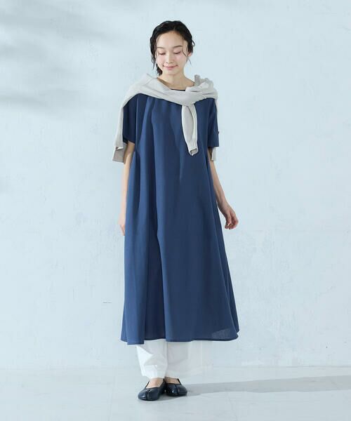 COMME CA ISM / コムサイズム ドレス | 半袖 アッパッパ | 詳細1