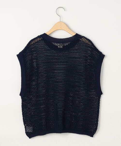 COMME CA ISM / コムサイズム ベスト | 【セットアイテム】メッシュニットベスト＋Tシャツ | 詳細13