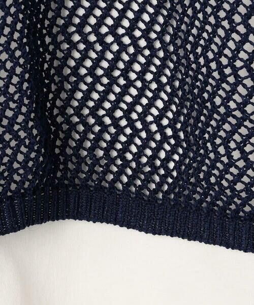 COMME CA ISM / コムサイズム ベスト | 【セットアイテム】メッシュニットベスト＋Tシャツ | 詳細23