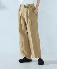 COMME CA ISM / コムサイズム その他パンツ | コットンリネンベルト付きパンツ/セットアップ対応