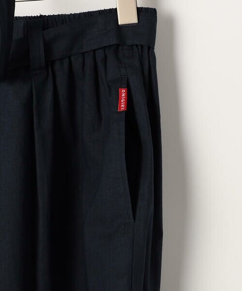 COMME CA ISM / コムサイズム その他パンツ | コットンリネンベルト付きパンツ/セットアップ対応 | 詳細8
