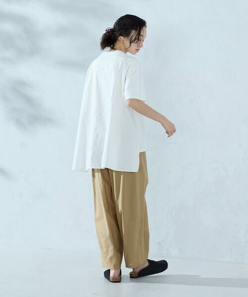 COMME CA ISM / コムサイズム その他パンツ | コットンリネンベルト付きパンツ/セットアップ対応 | 詳細14