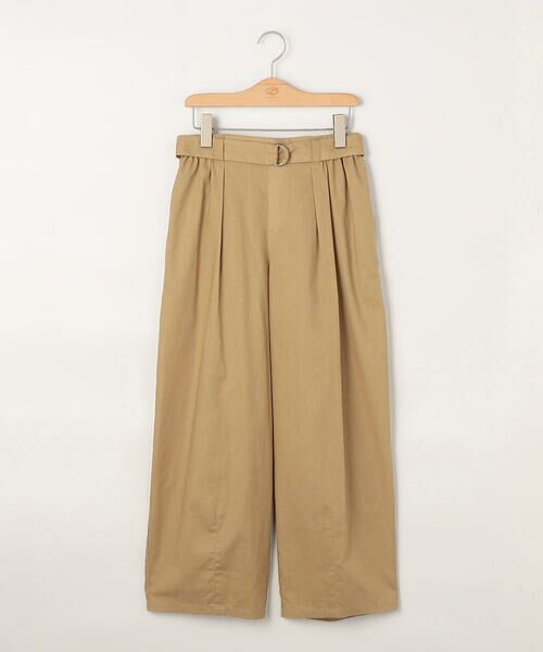 COMME CA ISM / コムサイズム その他パンツ | コットンリネンベルト付きパンツ/セットアップ対応 | 詳細17