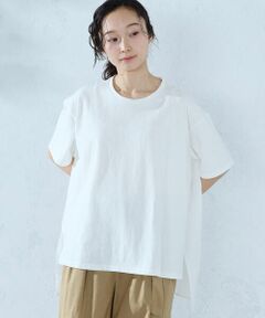 COMME CA ISM / コムサイズム カットソー | バックフレア Tシャツ