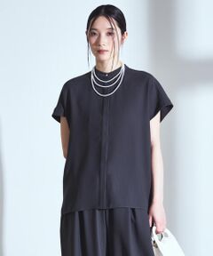 COMME CA ISM / コムサイズム シャツ・ブラウス | 【セットアップ対応】シフォンジョーゼット バックプリーツブラウス