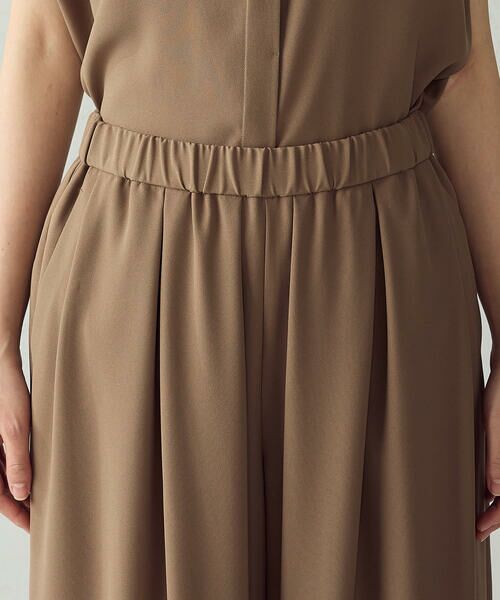 COMME CA ISM / コムサイズム その他パンツ | 【セットアップ対応】シフォンジョーゼット ボックスタックイージーワイドパンツ | 詳細13