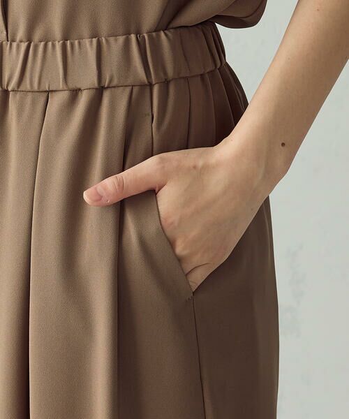 COMME CA ISM / コムサイズム その他パンツ | 【セットアップ対応】シフォンジョーゼット ボックスタックイージーワイドパンツ | 詳細14