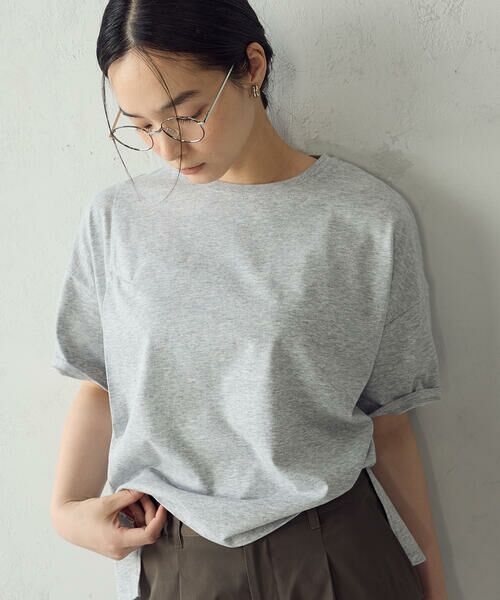 COMME CA ISM / コムサイズム カットソー | 【抗菌防臭・接触冷感】アシンメトリーTシャツ | 詳細15