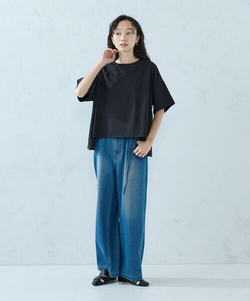 COMME CA ISM / コムサイズム カットソー | 【抗菌防臭・接触冷感】アシンメトリーTシャツ | 詳細17