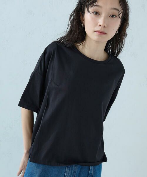 COMME CA ISM / コムサイズム カットソー | 【抗菌防臭・接触冷感】アシンメトリーTシャツ | 詳細20