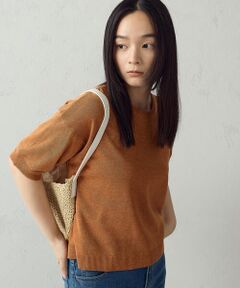 COMME CA ISM / コムサイズム ニット・セーター | リネン混 スウェットライクニット