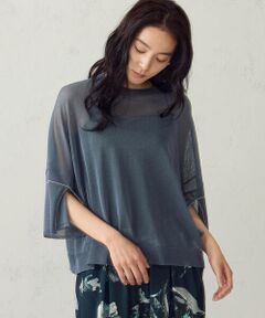 COMME CA ISM / コムサイズム ニット・セーター | 配色 スリットスリーブニット