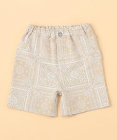 COMME CA ISM / コムサイズム ベビー・キッズグッズ | バンダナ柄プリント ハーフパンツ(ベビーサイズ)