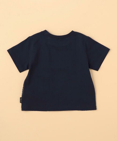 COMME CA ISM / コムサイズム ベビー・キッズグッズ | バンダナ柄プリント 切替半袖Tシャツ(ベビーサイズ) | 詳細1