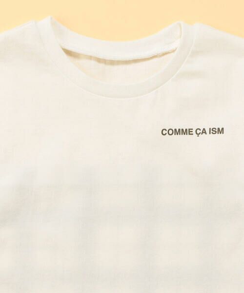 COMME CA ISM / コムサイズム ベビー・キッズグッズ | サッカーチェック切替 グラデーション染め 半袖Tシャツ(ベビーサイズ) | 詳細4