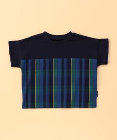 COMME CA ISM / コムサイズム ベビー・キッズグッズ | マドラスチェック 半袖Tシャツ(ベビーサイズ)