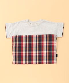 COMME CA ISM / コムサイズム ベビー・キッズグッズ | マドラスチェック 半袖Tシャツ(ベビーサイズ)