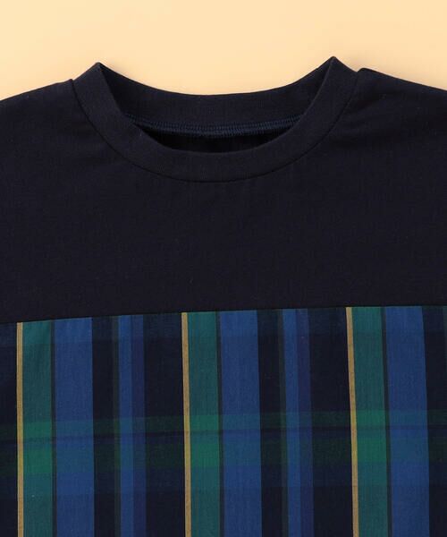COMME CA ISM / コムサイズム ベビー・キッズグッズ | マドラスチェック 半袖Tシャツ(ベビーサイズ) | 詳細2