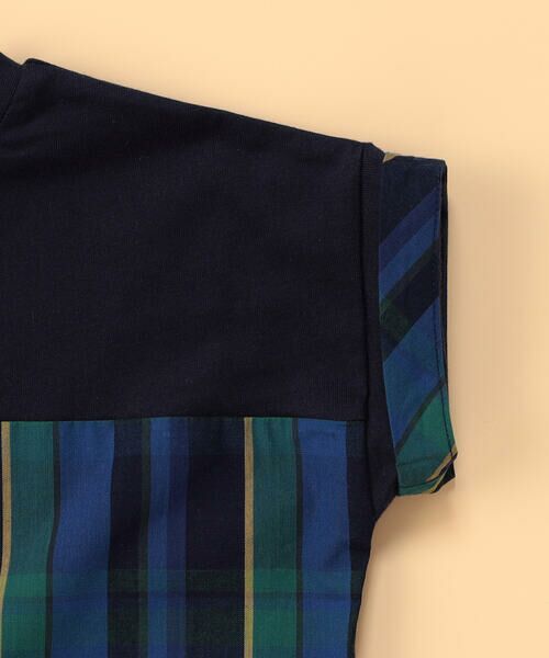COMME CA ISM / コムサイズム ベビー・キッズグッズ | マドラスチェック 半袖Tシャツ(ベビーサイズ) | 詳細4