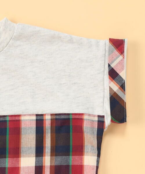 COMME CA ISM / コムサイズム ベビー・キッズグッズ | マドラスチェック 半袖Tシャツ(ベビーサイズ) | 詳細9
