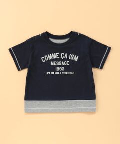 COMME CA ISM / コムサイズム ベビー・キッズグッズ | 箔プリント 半袖Tシャツ(ベビーサイズ)
