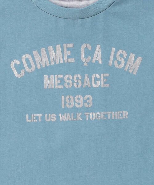 COMME CA ISM / コムサイズム ベビー・キッズグッズ | 箔プリント 半袖Tシャツ(ベビーサイズ) | 詳細12
