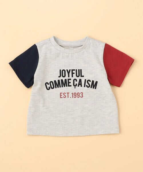 COMME CA ISM / コムサイズム ベビー・キッズグッズ | 半袖プリントTシャツ(ベビーサイズ)（オートミール）