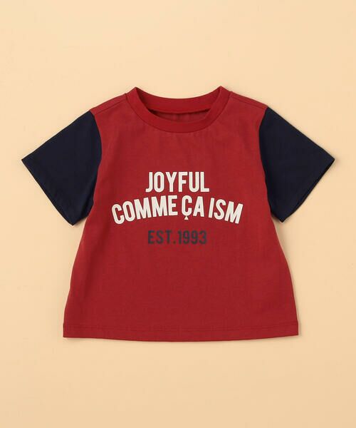 COMME CA ISM / コムサイズム ベビー・キッズグッズ | 半袖プリントTシャツ(ベビーサイズ)（レッド）