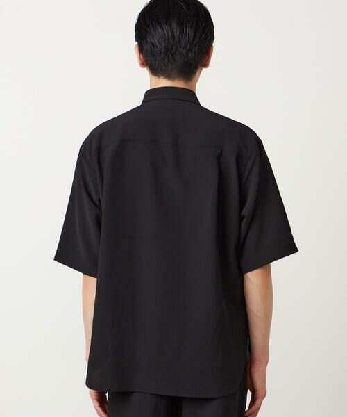 COMME CA ISM / コムサイズム シャツ・ブラウス | 楊柳ポリエステル ショートポイントカラー リラックス半袖シャツ | 詳細8