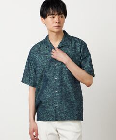 COMME CA ISM / コムサイズム シャツ・ブラウス | リバティ ジャガード オープンカラー半袖シャツ