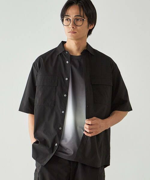 COMME CA ISM / コムサイズム シャツ・ブラウス | AIR LINK ポリエステルメッシュ 半袖CPOシャツ | 詳細5