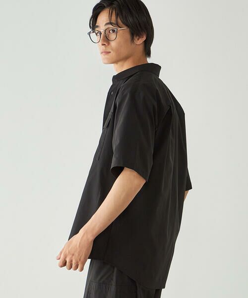 COMME CA ISM / コムサイズム シャツ・ブラウス | AIR LINK ポリエステルメッシュ 半袖CPOシャツ | 詳細7