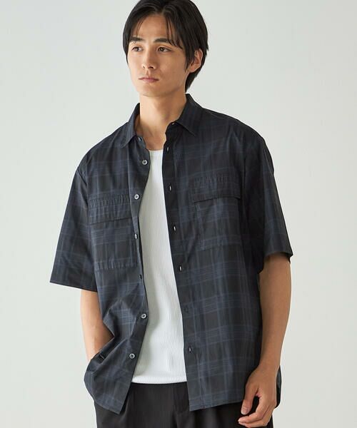 COMME CA ISM / コムサイズム シャツ・ブラウス | AIR LINK ポリエステルメッシュ 半袖CPOシャツ | 詳細19