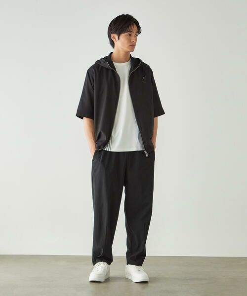 COMME CA ISM / コムサイズム その他パンツ | リップストップ ナイロンストレッチ ワイドバルーンパンツ / セットアップ対応 | 詳細1