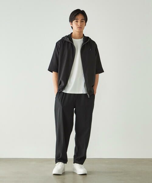 COMME CA ISM / コムサイズム その他パンツ | リップストップ ナイロンストレッチ ワイドバルーンパンツ / セットアップ対応 | 詳細2