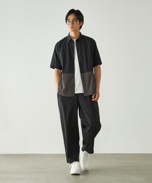 COMME CA ISM / コムサイズム その他パンツ | リップストップ ナイロンストレッチ ワイドバルーンパンツ / セットアップ対応 | 詳細3