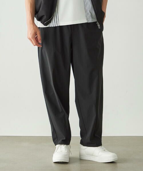COMME CA ISM / コムサイズム その他パンツ | リップストップ ナイロンストレッチ ワイドバルーンパンツ / セットアップ対応 | 詳細7