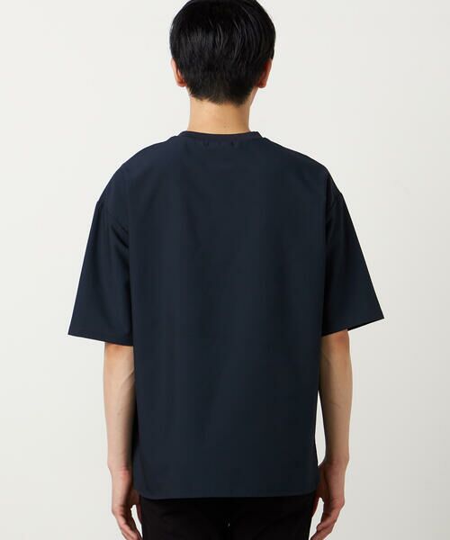 COMME CA ISM / コムサイズム Tシャツ | ポリエステル シアサッカー 布帛Tシャツ | 詳細10