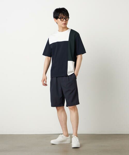 COMME CA ISM / コムサイズム Tシャツ | 【接触冷感】USAコットン ブロッキングTシャツ | 詳細17