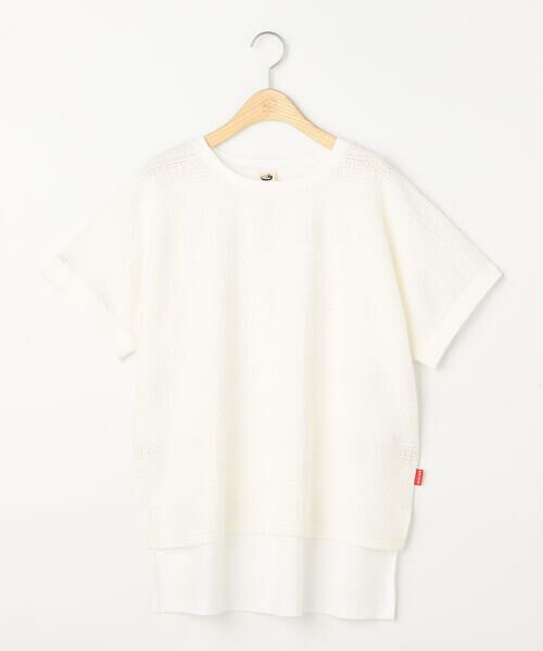 COMME CA ISM / コムサイズム カットソー | カットジャガード 切り替えTシャツ | 詳細6