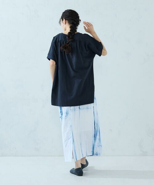 COMME CA ISM / コムサイズム カットソー | カットジャガード 切り替えTシャツ | 詳細16